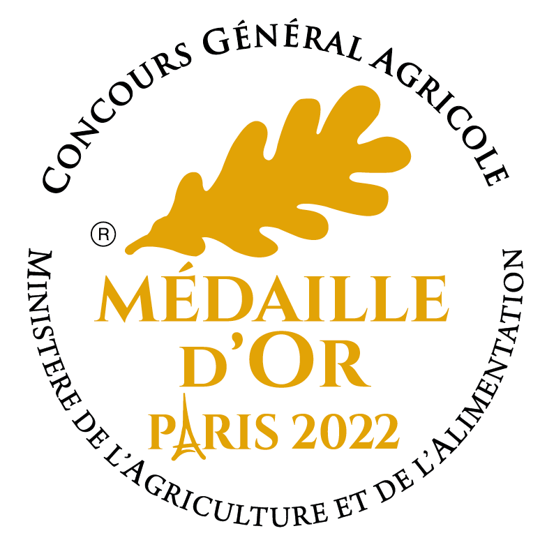 Médaille d'or au Concours Général Agricole Paris 2022